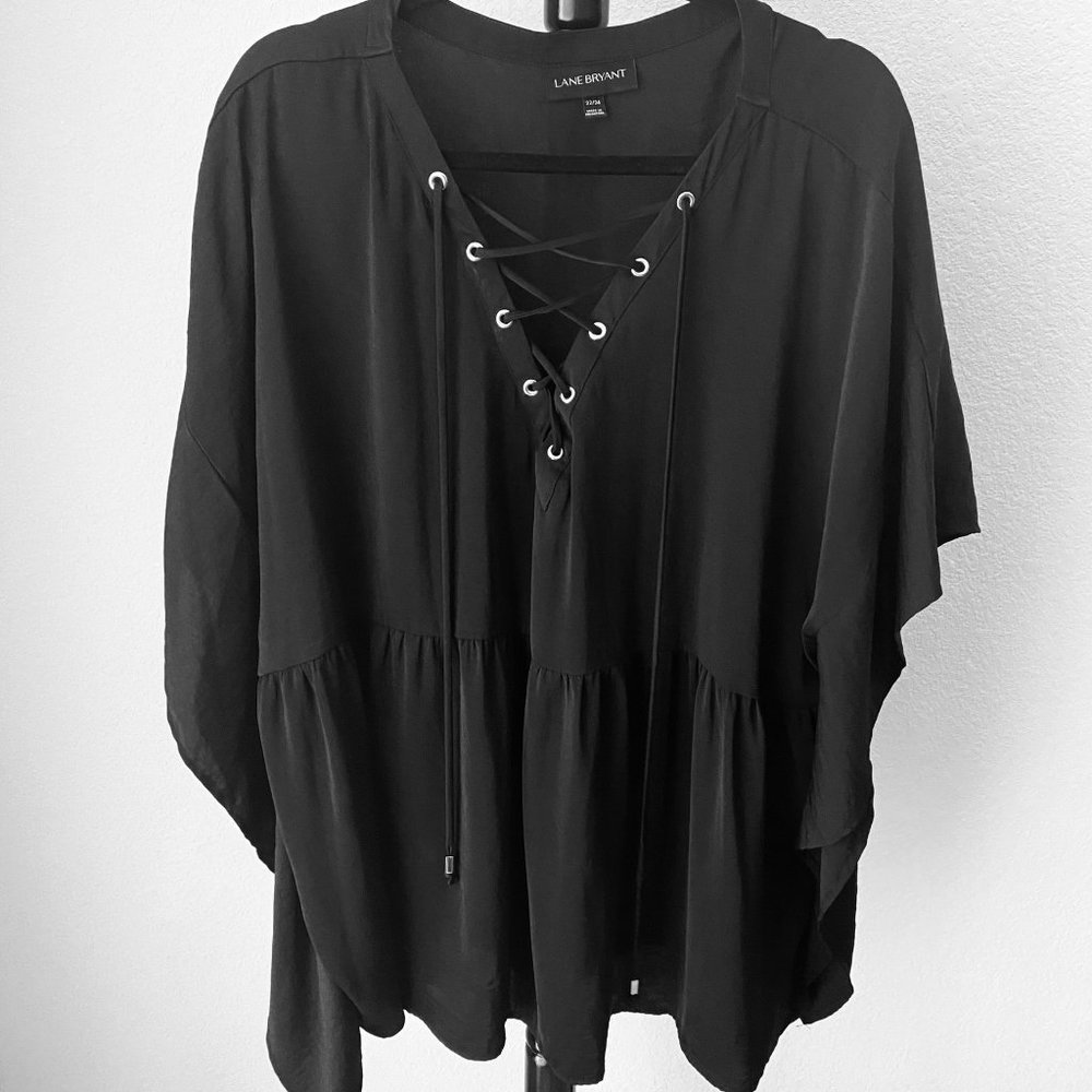LANE BRYANT  Black Top, 22/24